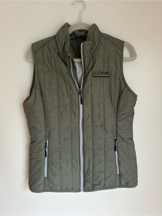 Cutter & Buck Jackets & Blazers - NEW Cutter & Buck Packable Puffer Vest Womens Medium Olive Green J Lohr Vineyard